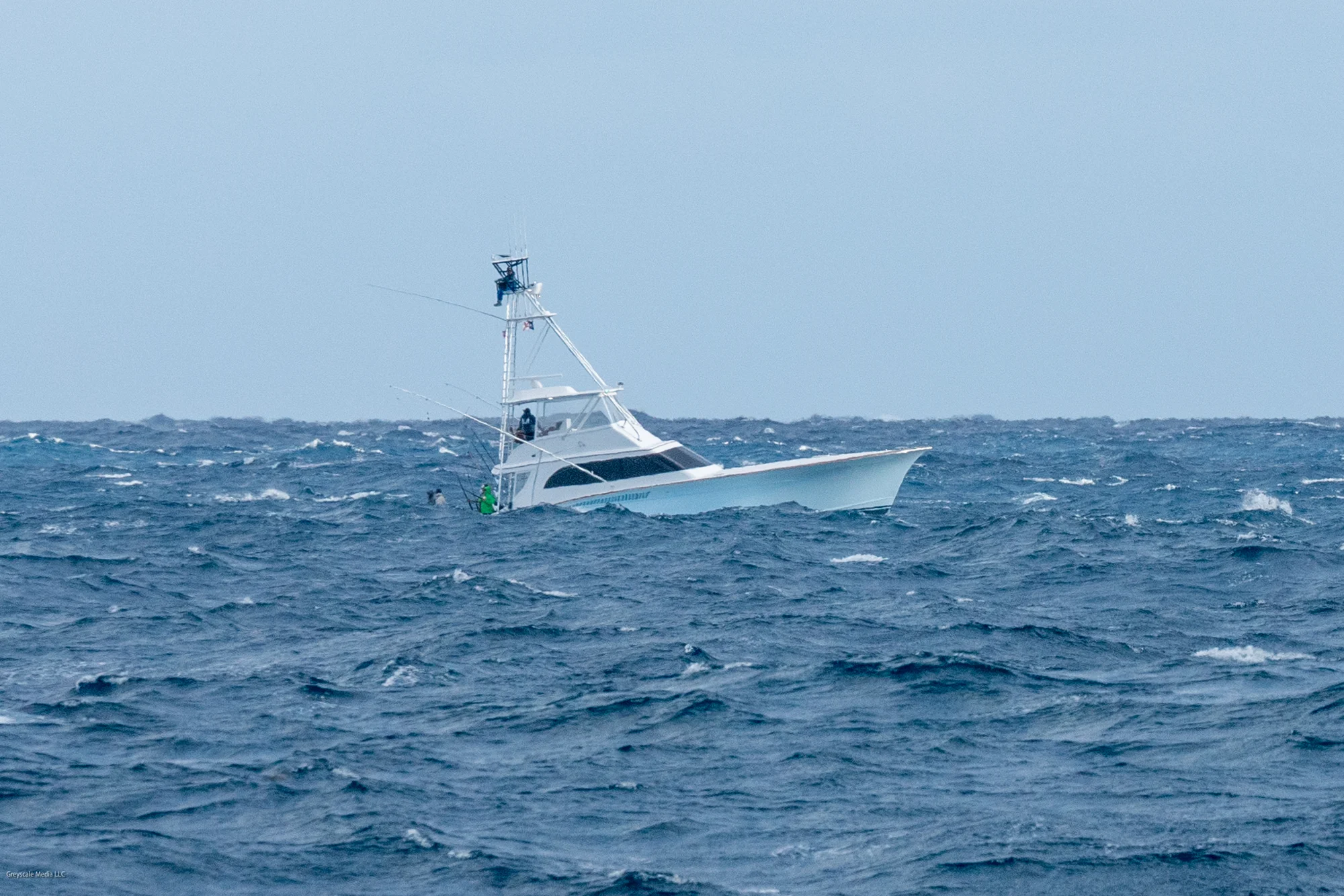 Sportfishing boat offshore during Sailfish Classic tournament